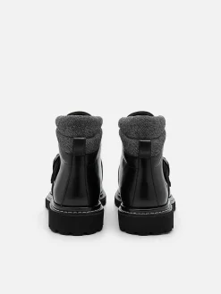 Helix Leather Boots<PEDRO