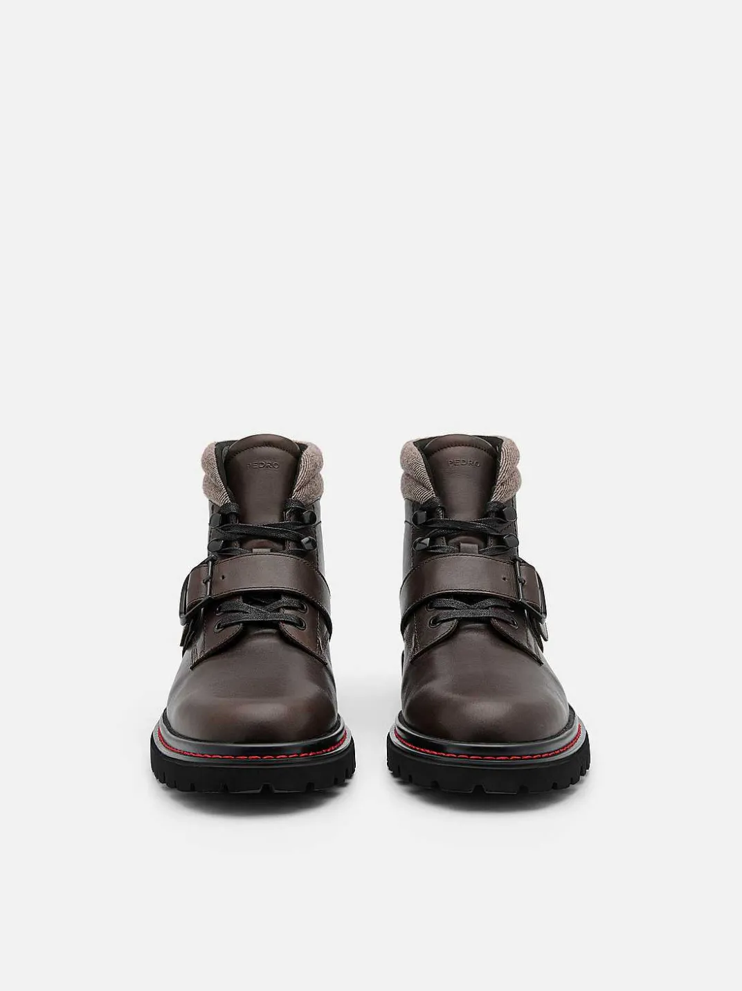 Helix Leather Boots<PEDRO