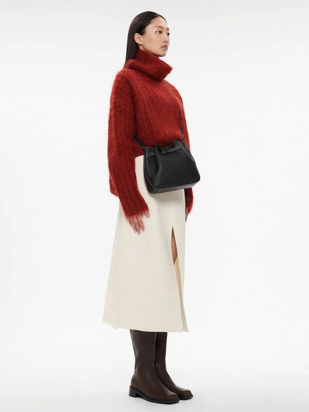 Helix Leather Bucket Bag<PEDRO Hot