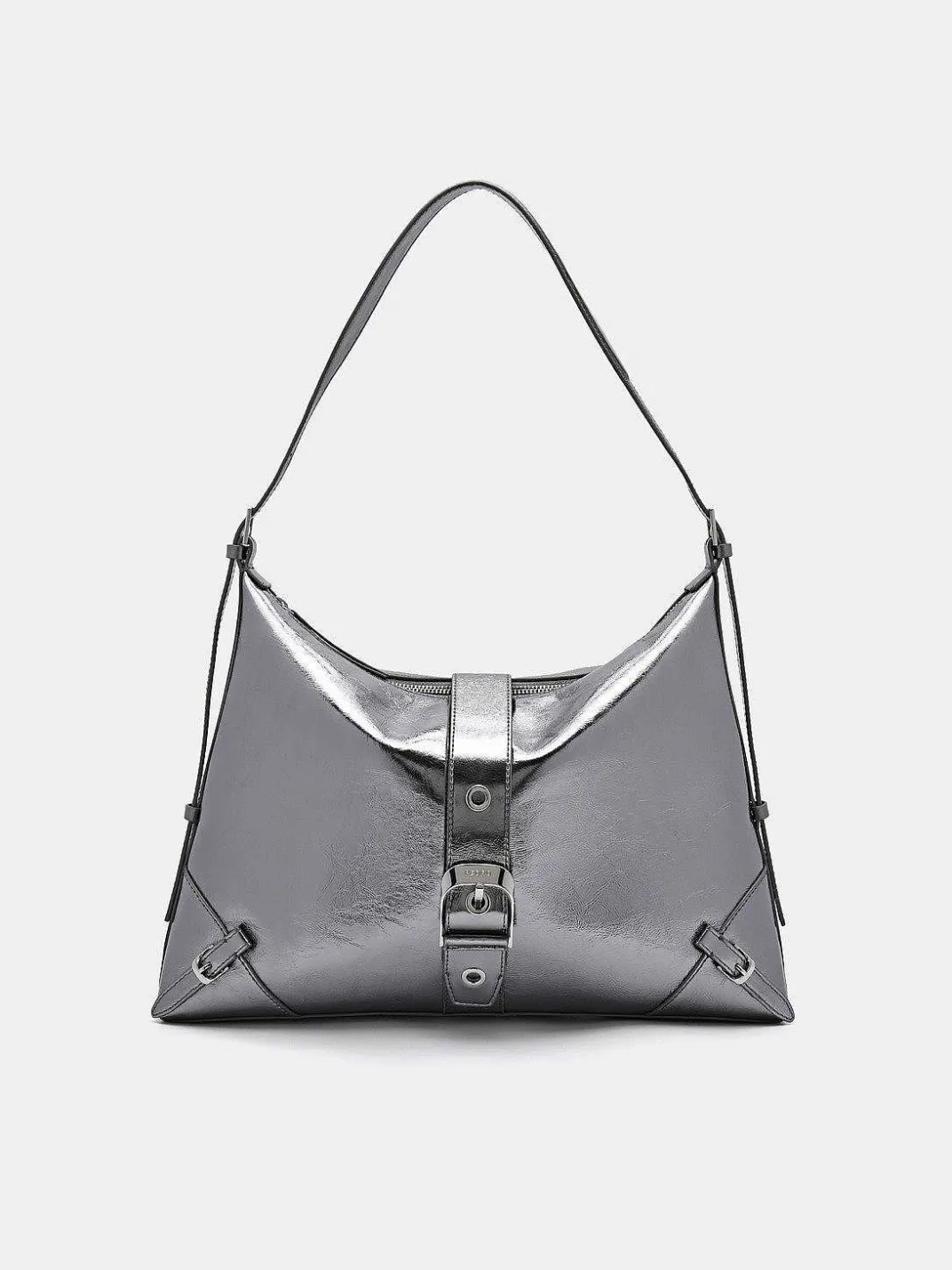 Helix Leather Hobo Bag<PEDRO Discount