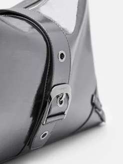 Helix Leather Hobo Bag<PEDRO Discount