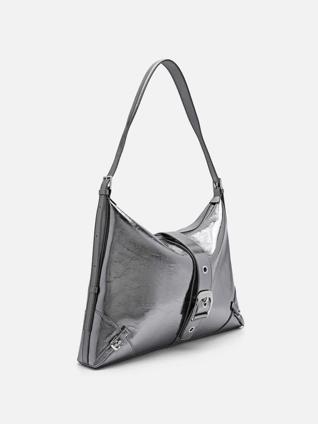 Helix Leather Hobo Bag<PEDRO Discount