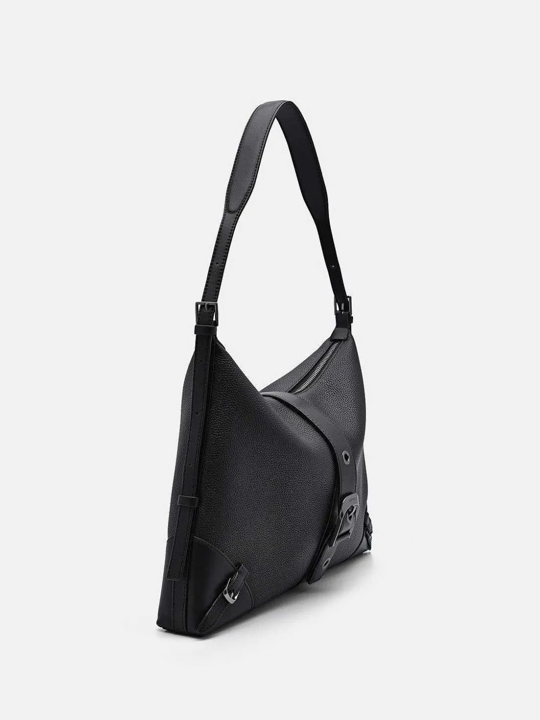 Helix Leather Hobo Bag<PEDRO Hot