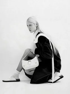 Helix Leather Shoulder Bag<PEDRO Clearance