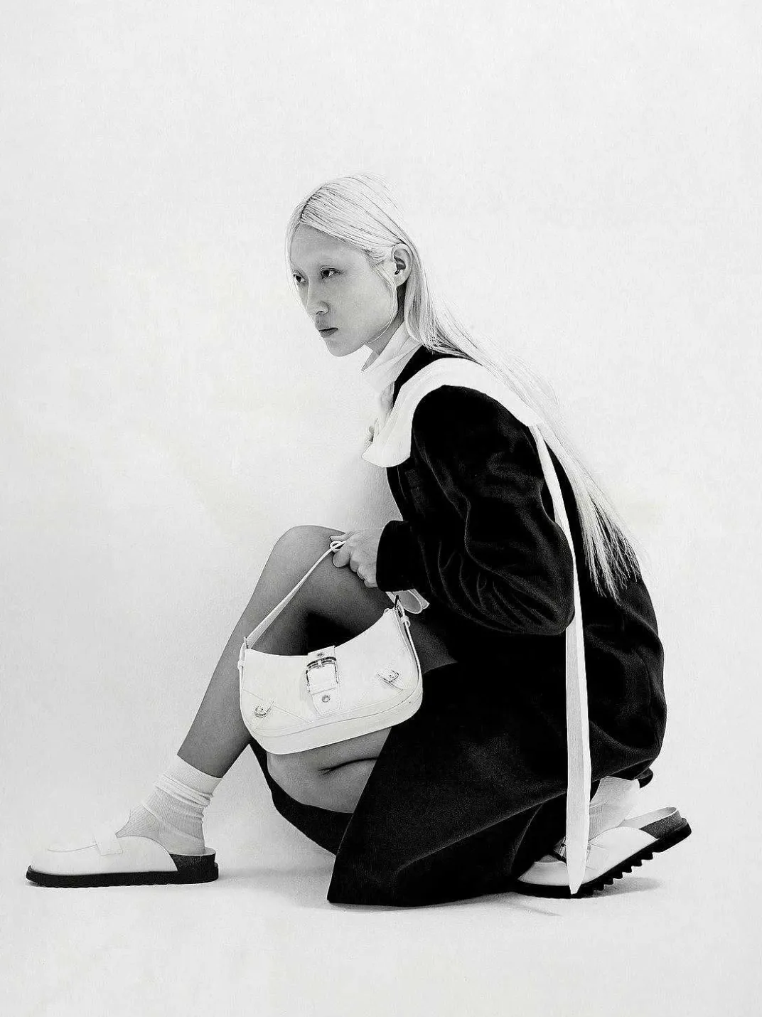 Helix Leather Shoulder Bag<PEDRO Clearance