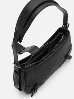 Helix Leather Shoulder Bag<PEDRO