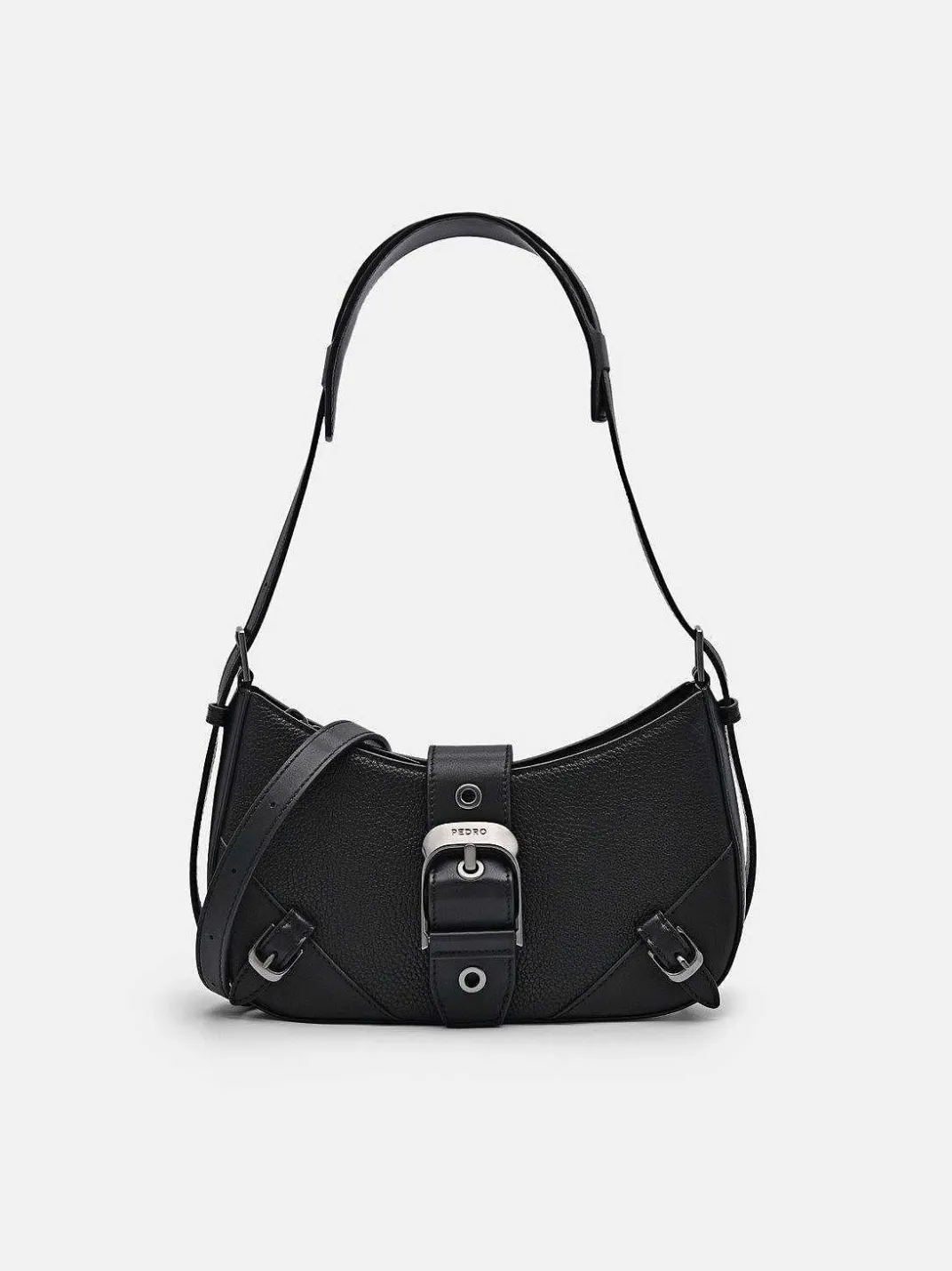 Helix Leather Shoulder Bag<PEDRO