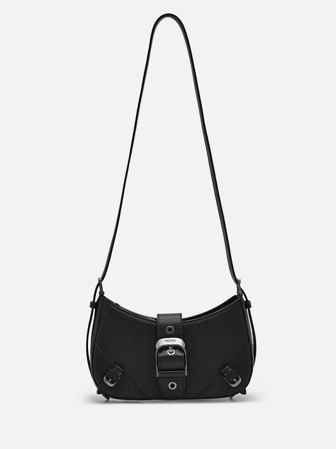 Helix Leather Shoulder Bag<PEDRO