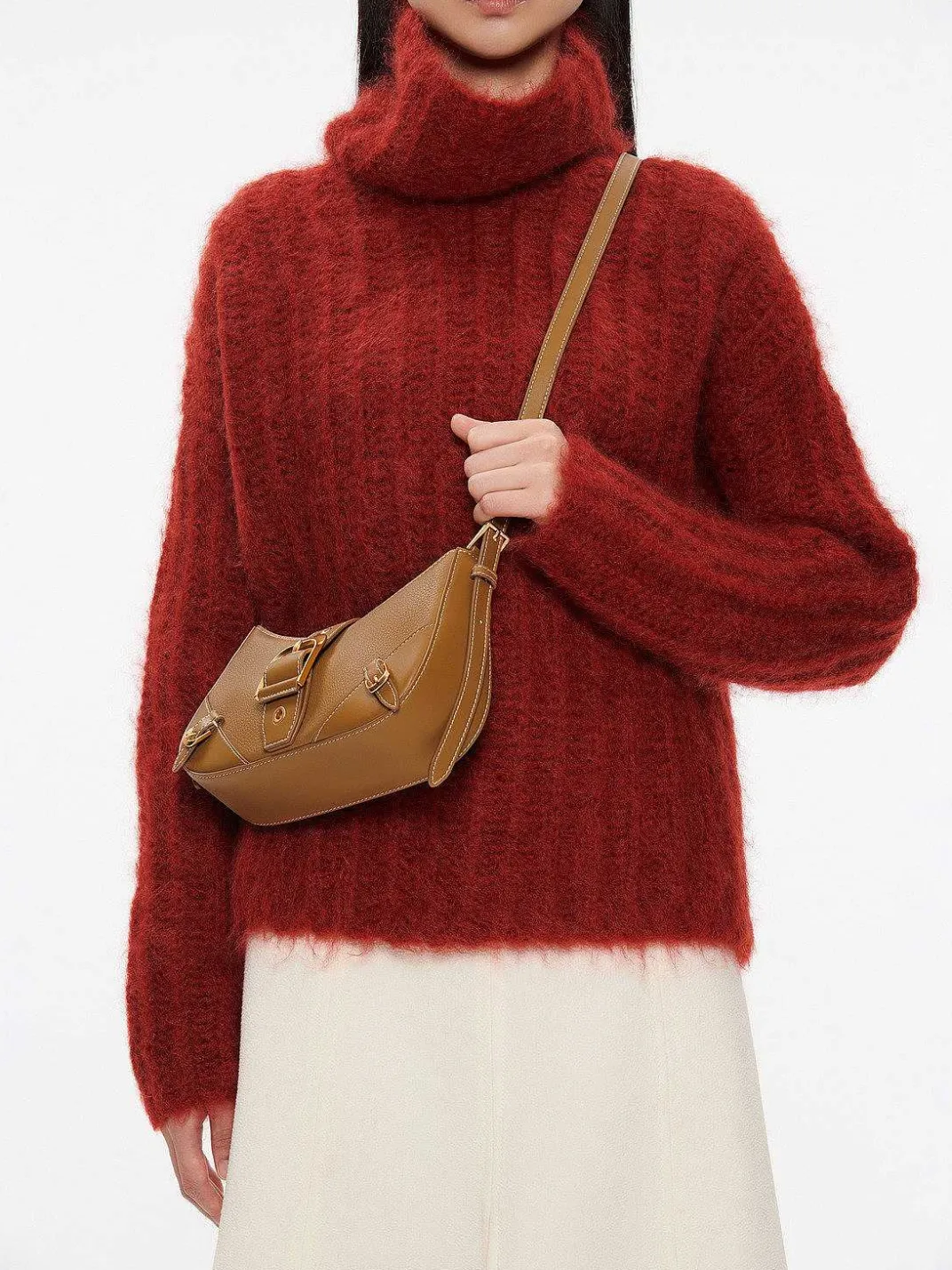 Helix Leather Shoulder Bag<PEDRO New