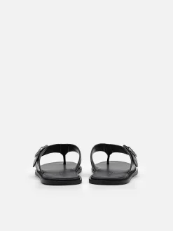 Helix Leather Thong Sandals<PEDRO