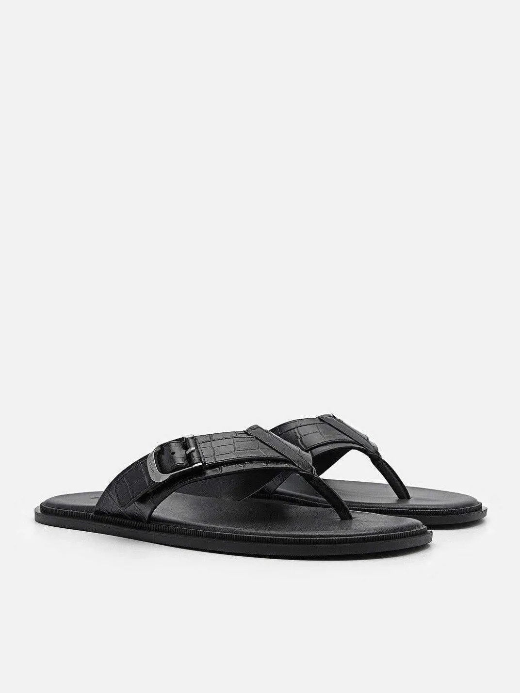 Helix Leather Thong Sandals<PEDRO