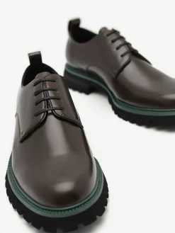 Hendrix Leather Derby Shoes<PEDRO New