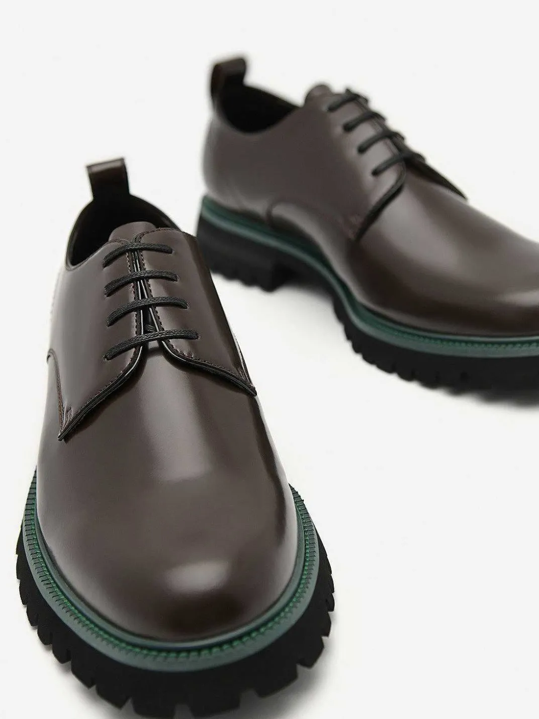 Hendrix Leather Derby Shoes<PEDRO New