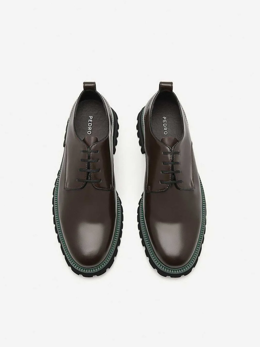 Hendrix Leather Derby Shoes<PEDRO New