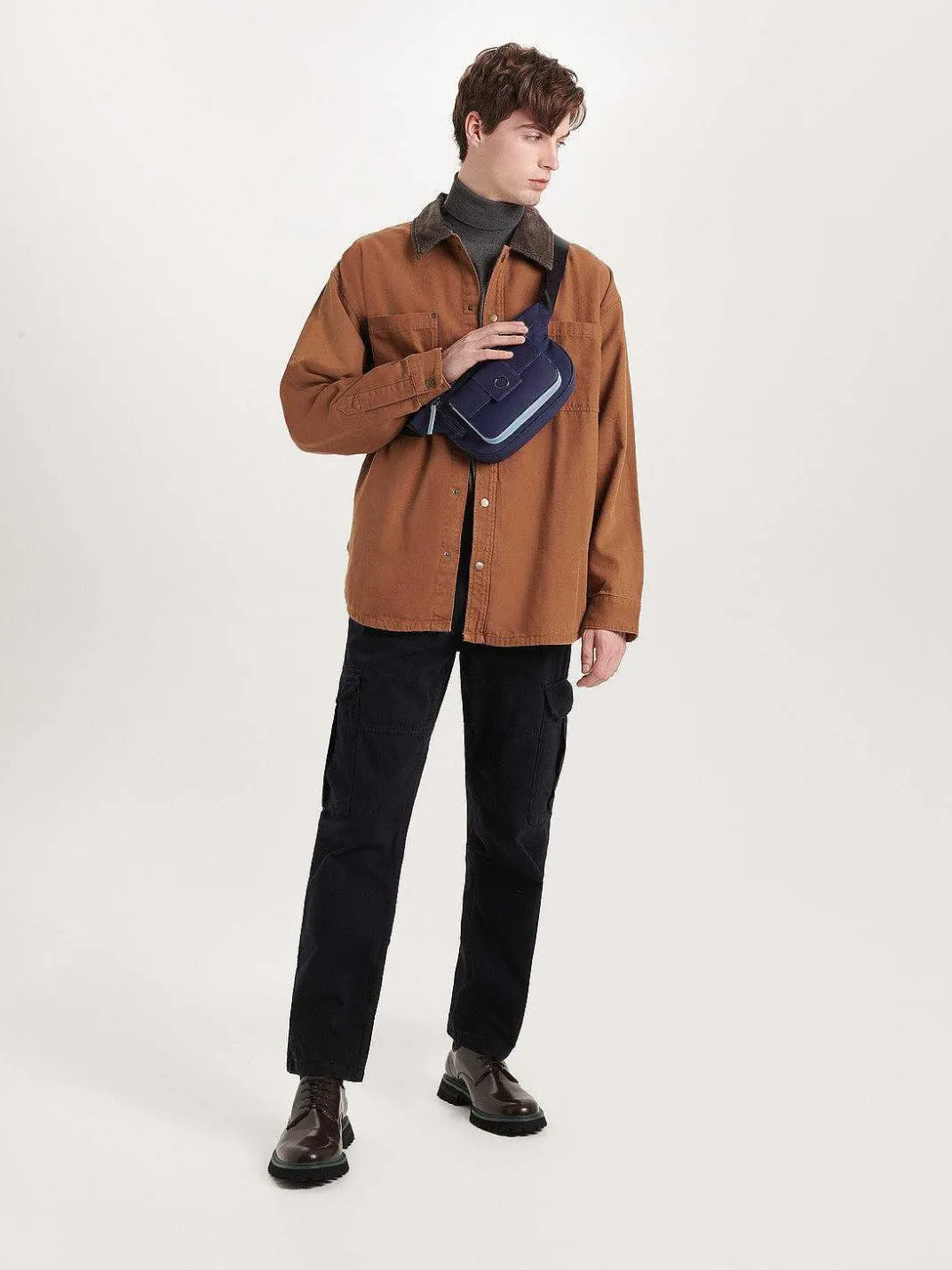 Hendrix Leather Derby Shoes<PEDRO New