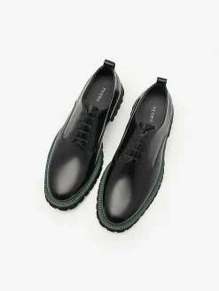 Hendrix Leather Derby Shoes<PEDRO Sale