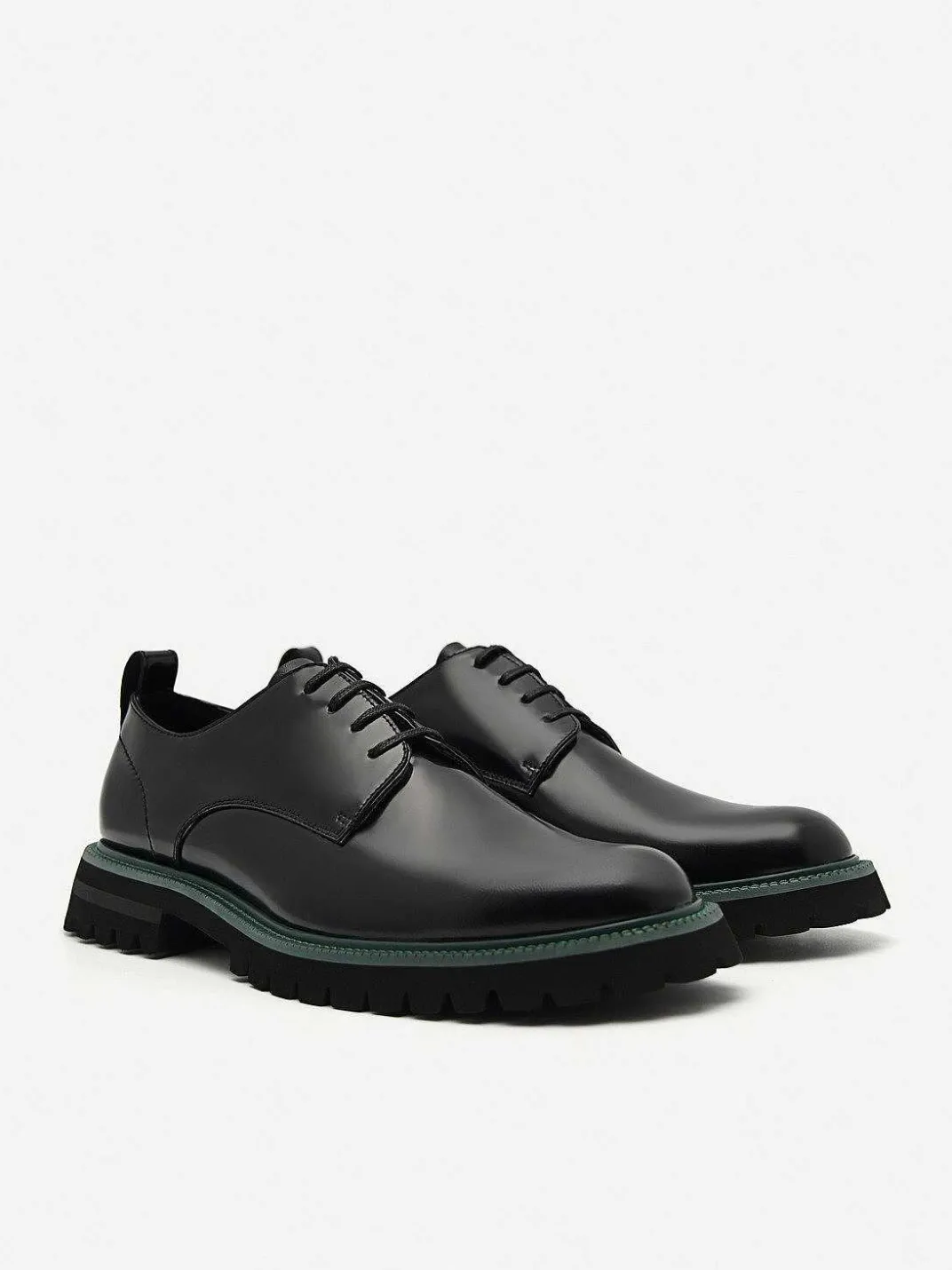 Hendrix Leather Derby Shoes<PEDRO Sale