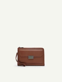 Henry Leather Clutch Bag<PEDRO New