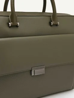 Henry Textured Leather Briefcase<PEDRO New