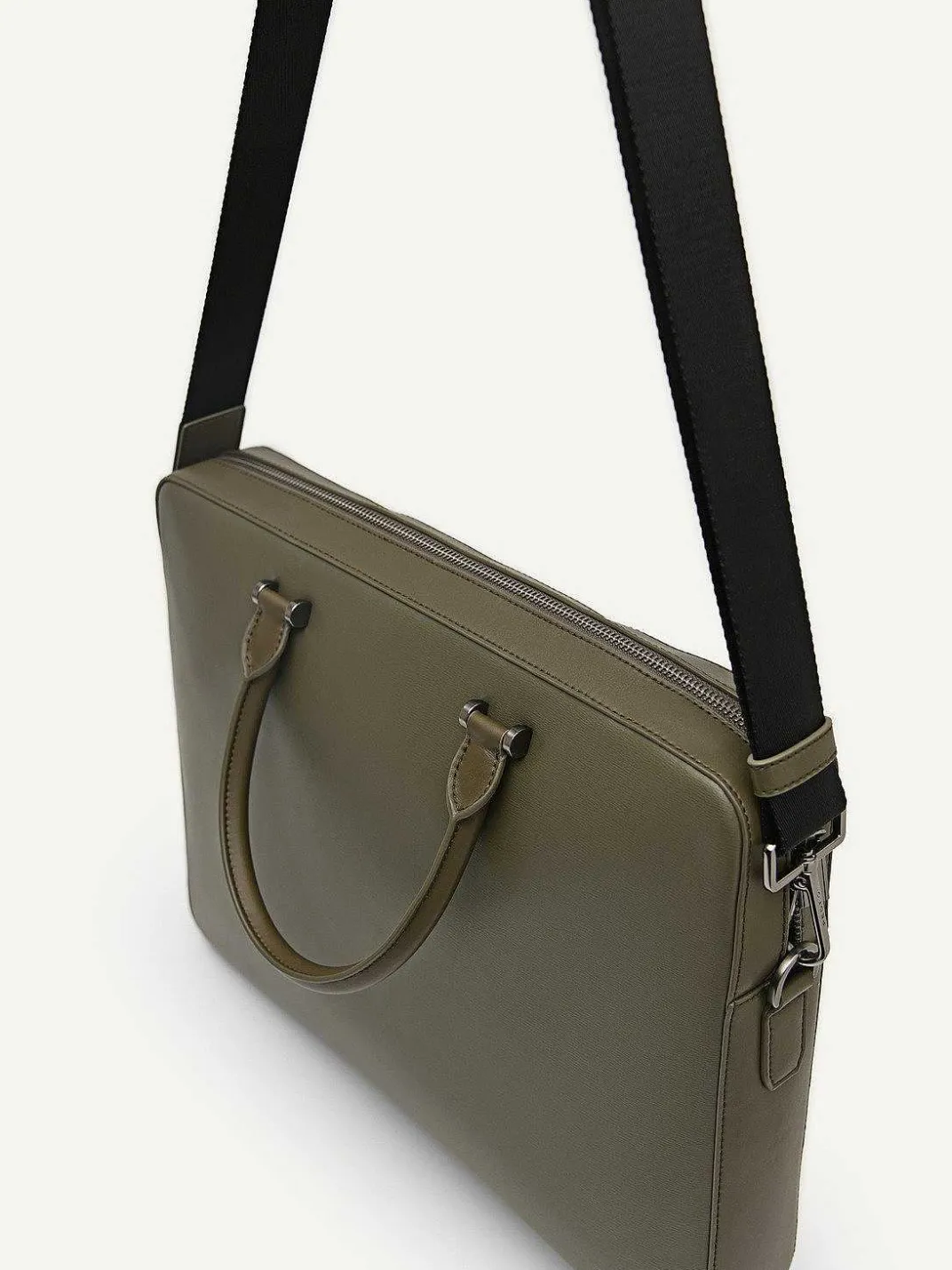 Henry Textured Leather Briefcase<PEDRO New