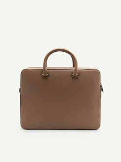 Henry Textured Leather Briefcase<PEDRO Clearance