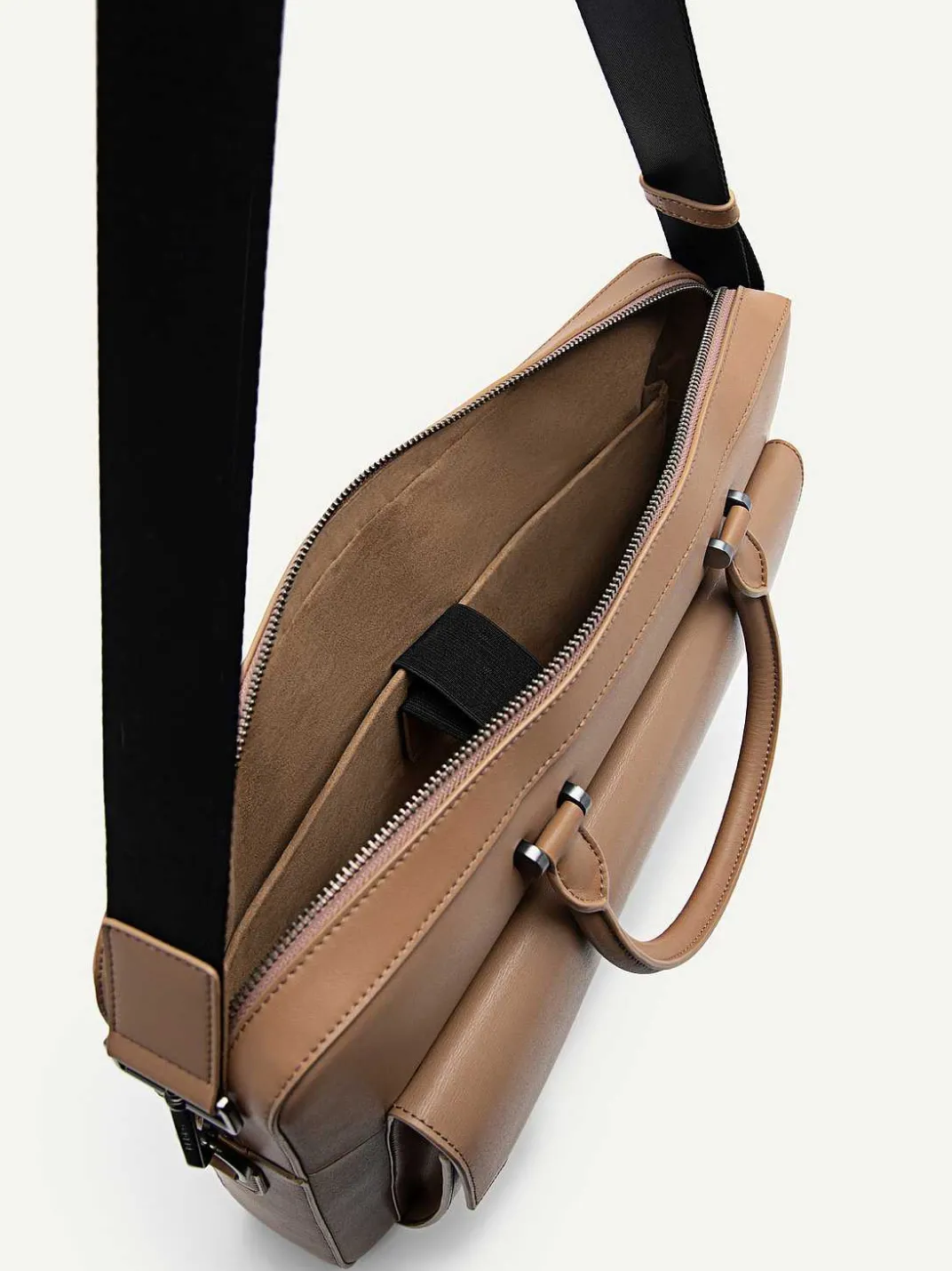 Henry Textured Leather Briefcase<PEDRO Clearance