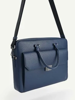Henry Textured Leather Briefcase<PEDRO Online
