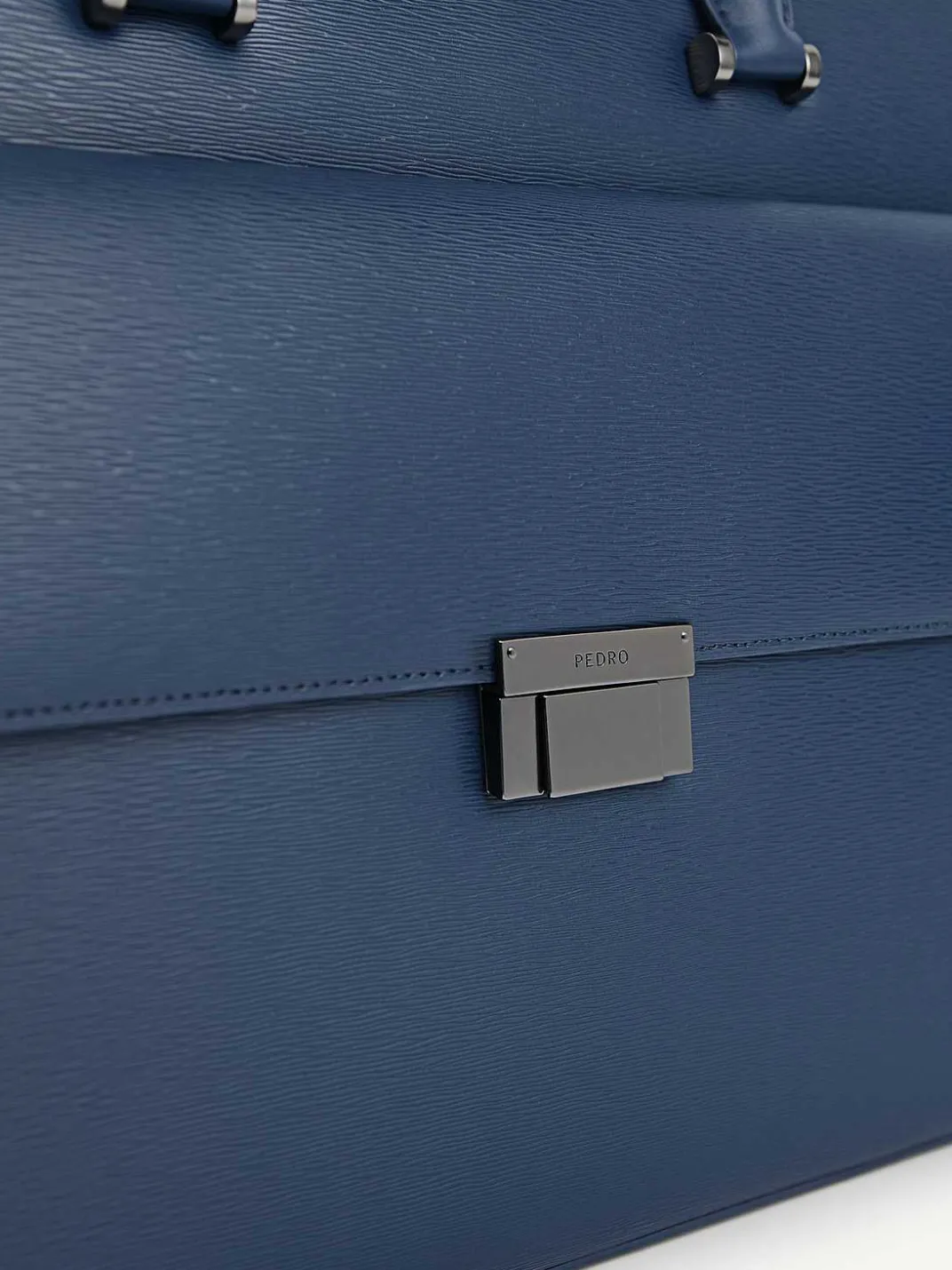 Henry Textured Leather Briefcase<PEDRO Online