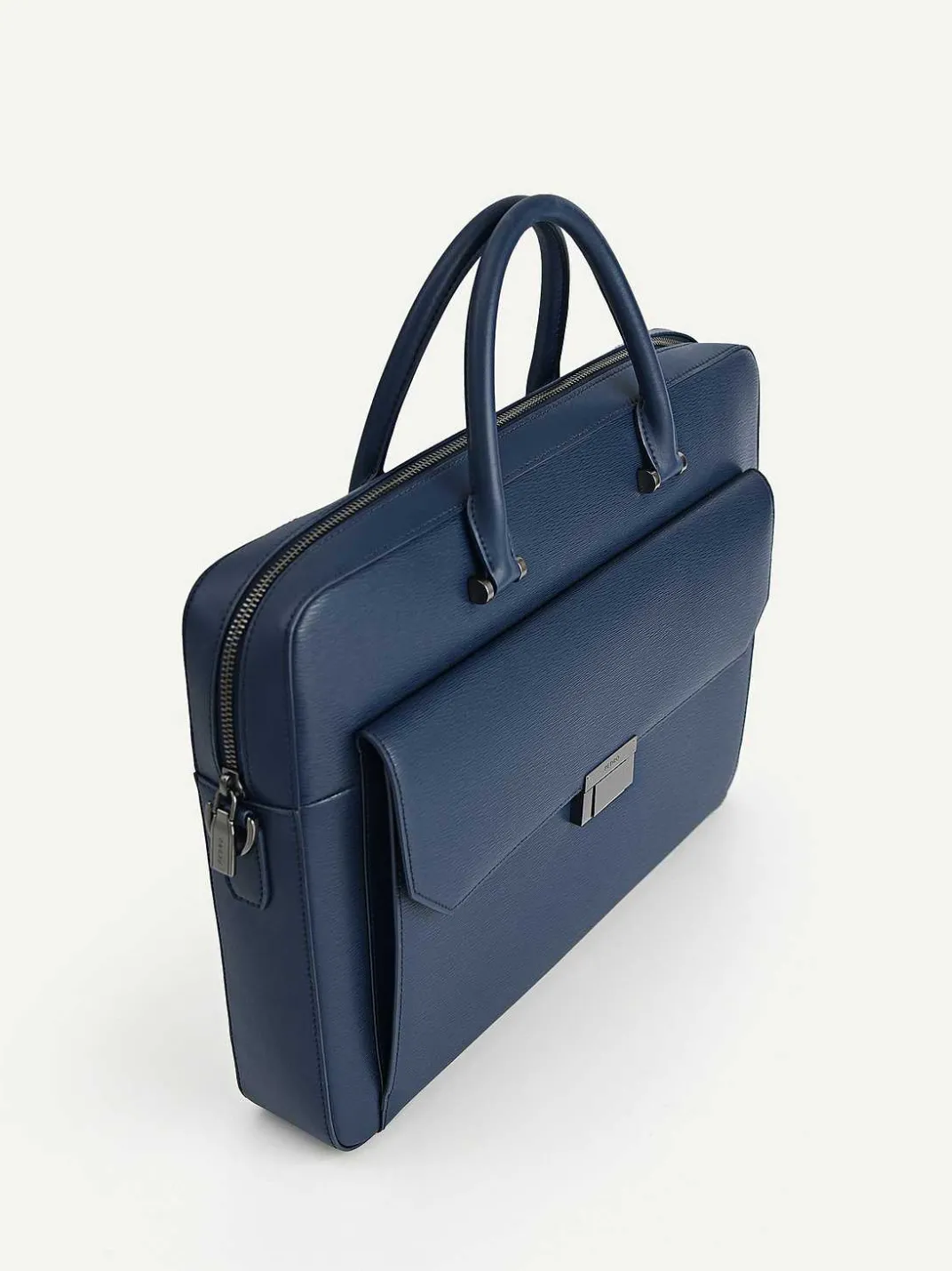 Henry Textured Leather Briefcase<PEDRO Online
