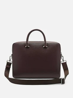 Henry Textured Leather Briefcase<PEDRO Hot