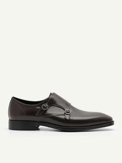 Holly Leather Double Monkstrap Shoes<PEDRO