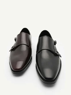 Holly Leather Double Monkstrap Shoes<PEDRO Online