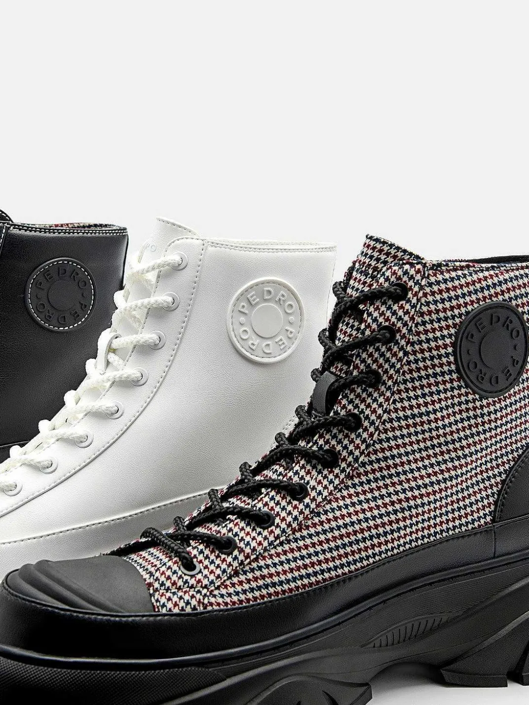Hybrix Lace-Up Boots<PEDRO New
