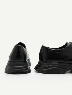 Hybrix Leather Derby Shoes<PEDRO