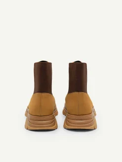 Hybrix Leather Lace-Up Boots<PEDRO Best