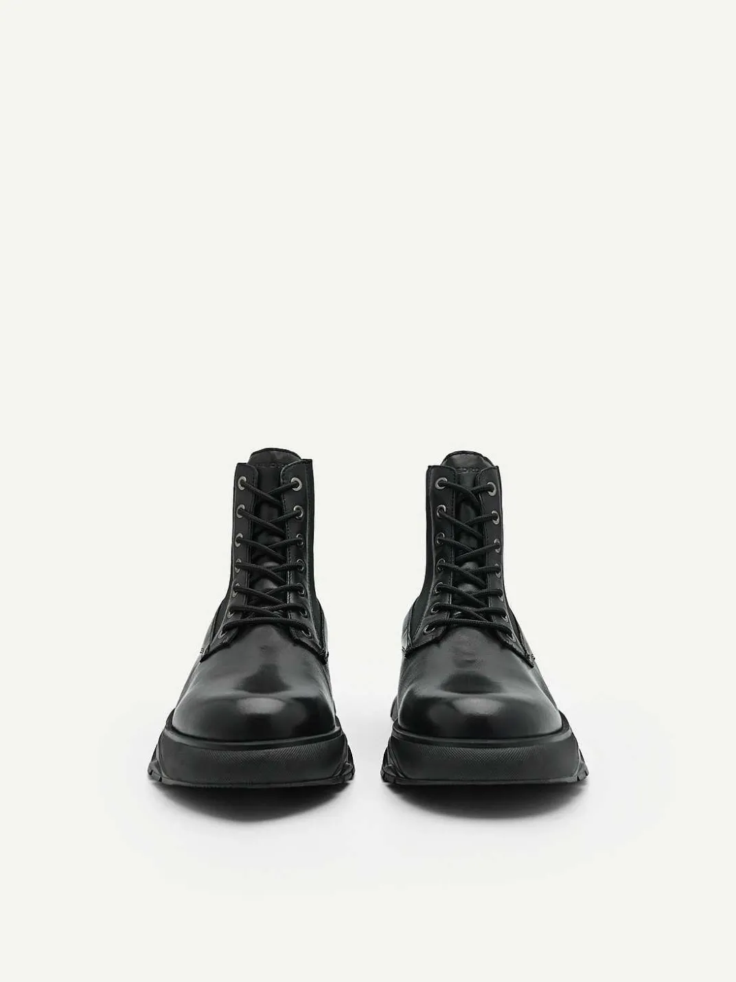 Hybrix Leather Lace-Up Boots<PEDRO Online