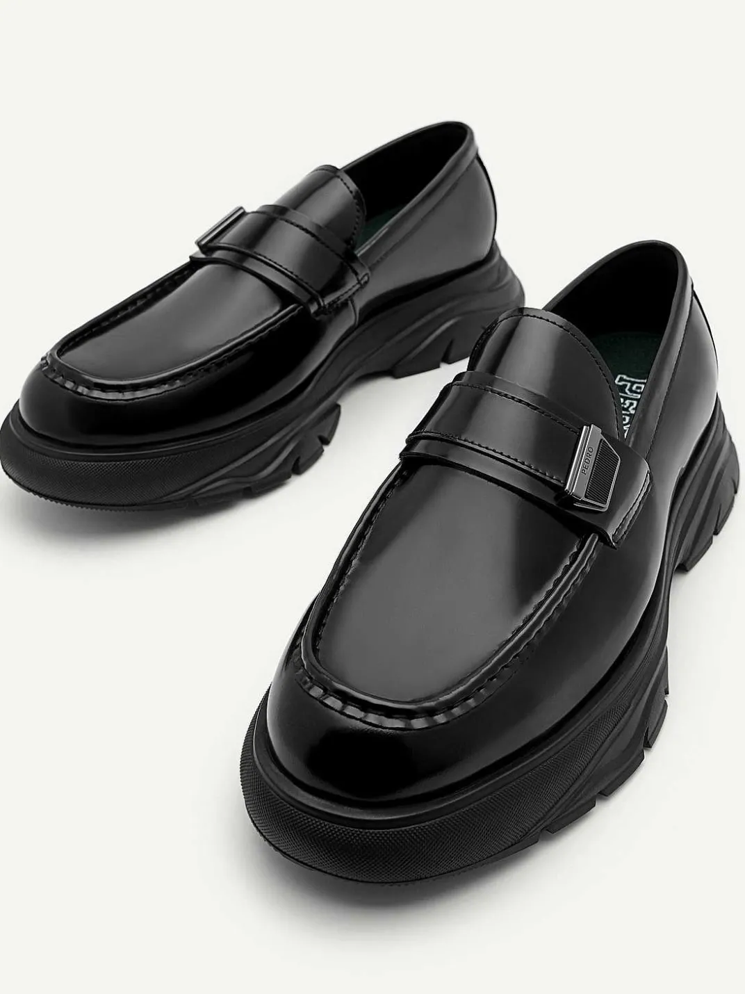 Hybrix Leather Loafers<PEDRO Hot