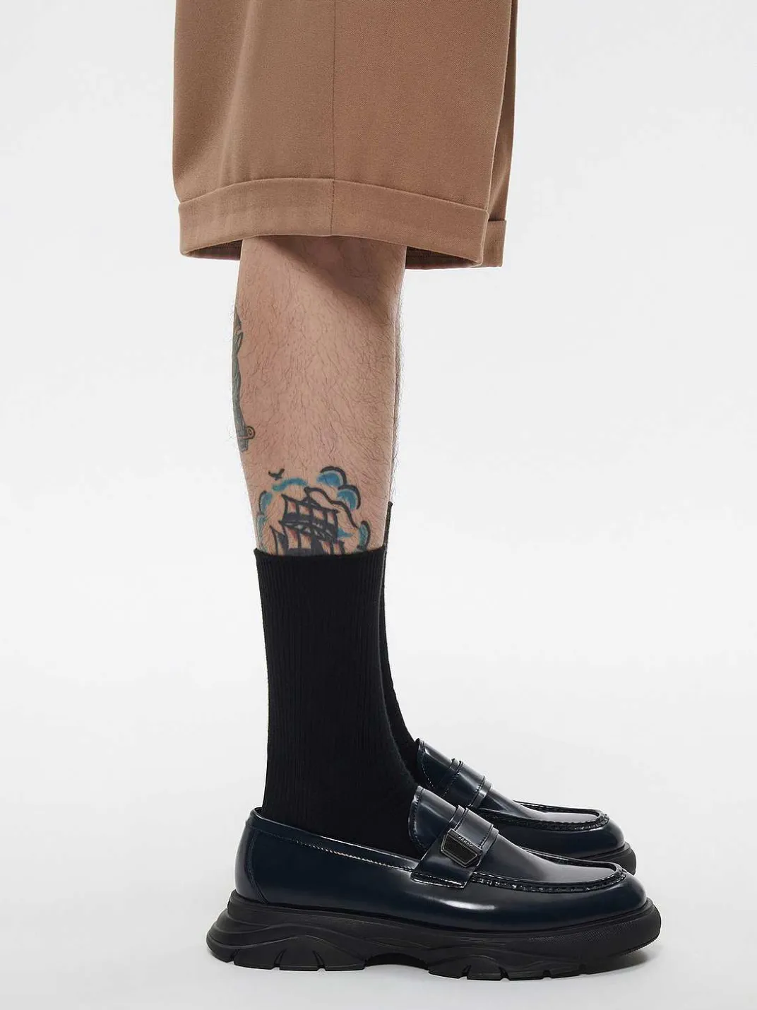 Hybrix Leather Loafers<PEDRO Outlet