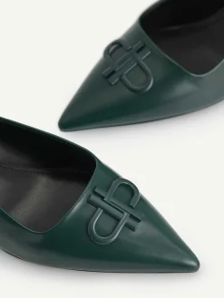 Icon Leather Pointed Slingback Pumps<PEDRO Best