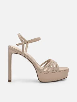 Iza Platform Heel Sandals<PEDRO