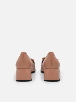 Jean Leather Heel Pumps<PEDRO New