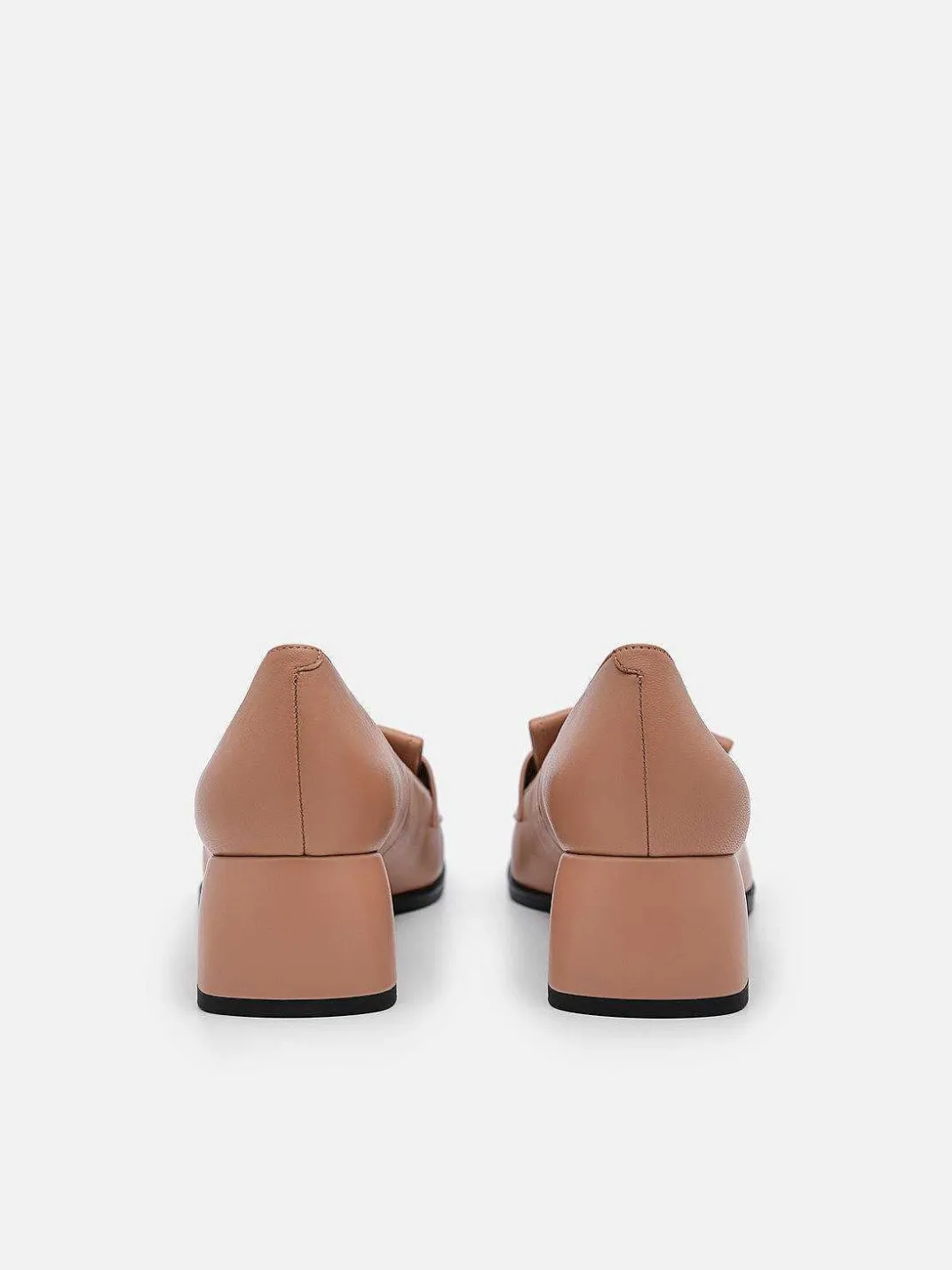 Jean Leather Heel Pumps<PEDRO New