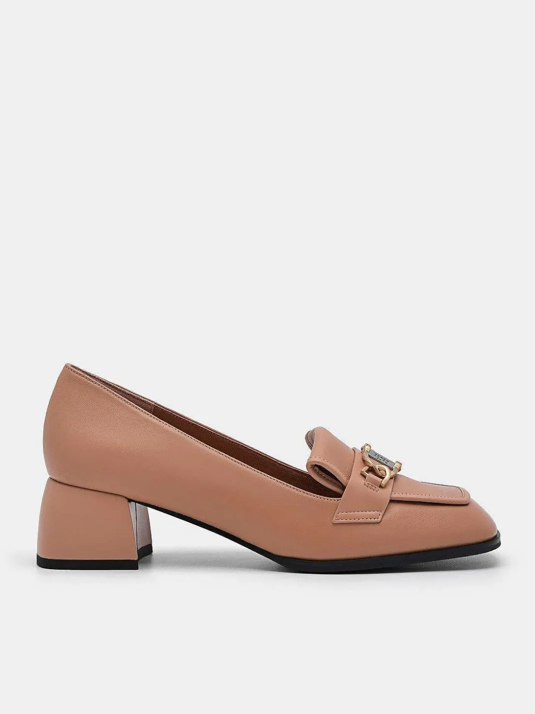 Jean Leather Heel Pumps<PEDRO New