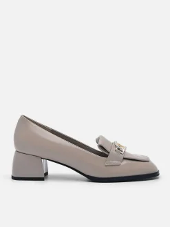 Jean Leather Heel Pumps<PEDRO New