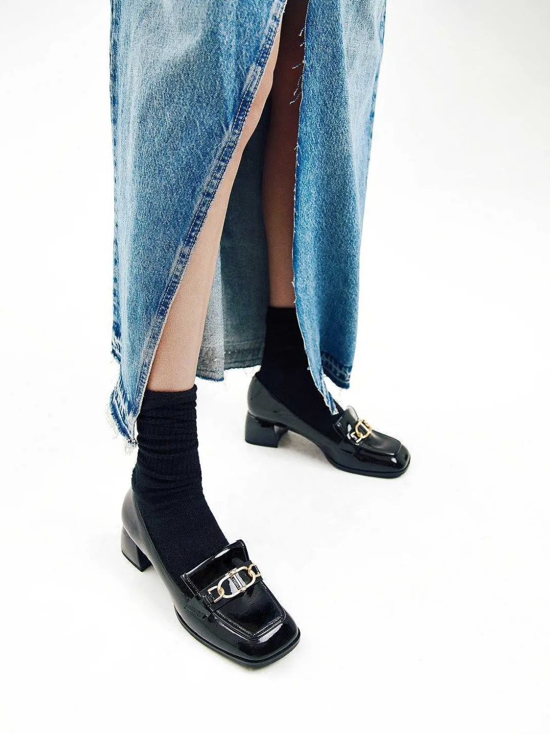 Jean Leather Heels<PEDRO Outlet