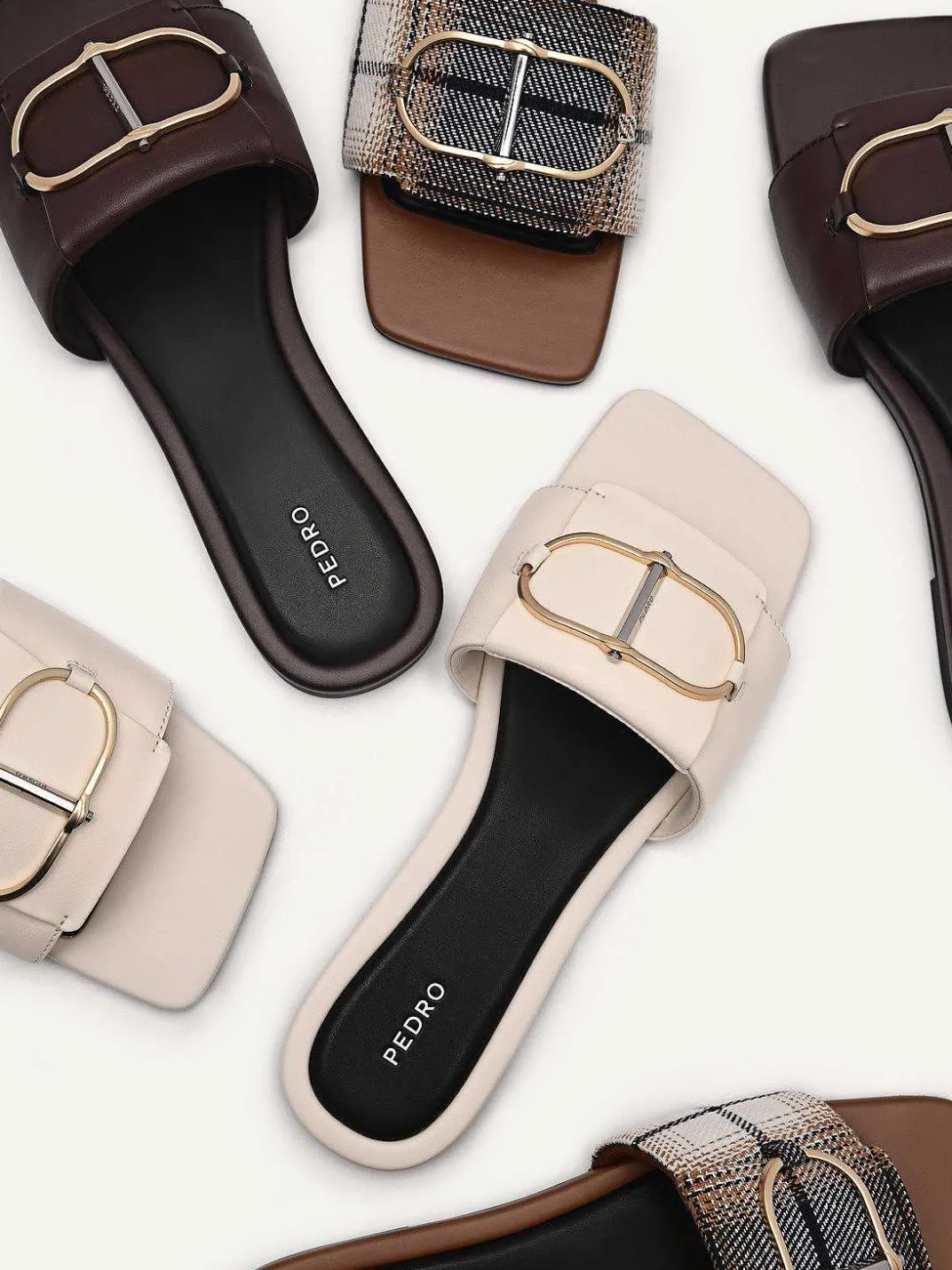 Jean Square Toe Sandals<PEDRO Hot