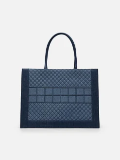 Large Denim Market Tote<PEDRO New
