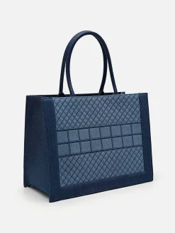 Large Denim Market Tote<PEDRO New