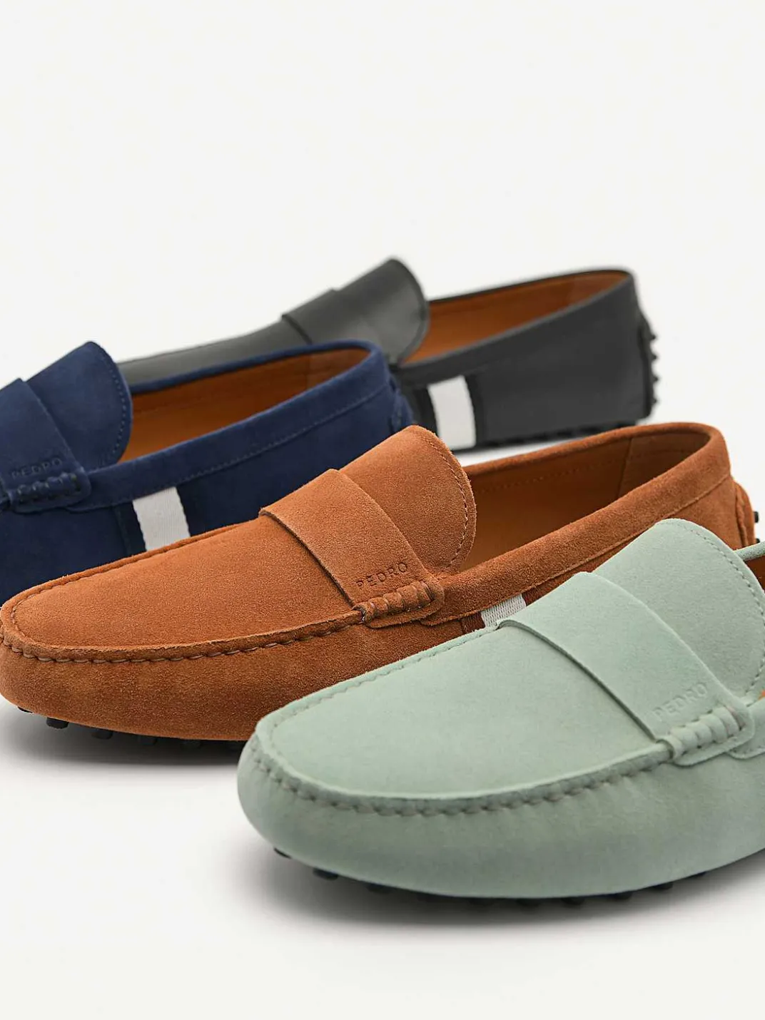Leather Band Driving Shoes<PEDRO Clearance