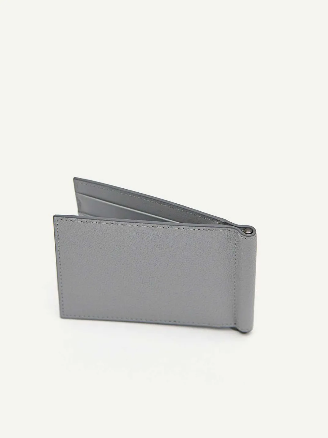 Leather Bi-Fold Card Holder With Money Clip<PEDRO Best